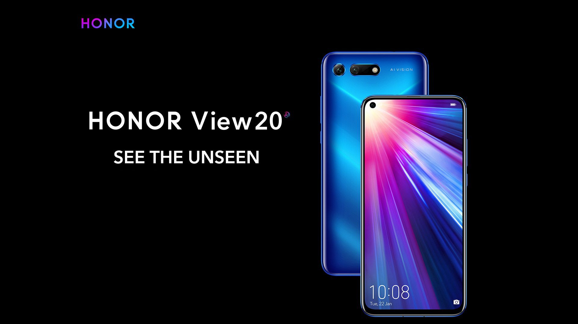 Honor View 20: arriva ufficialmente in Italia lo smartphone con foro nel display e fotocamera da 48MP