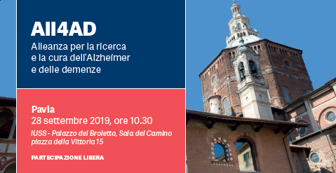 All4AD: a Pavia sabato 28 un incontro per conoscere meglio le demenze e l'Alzheimer