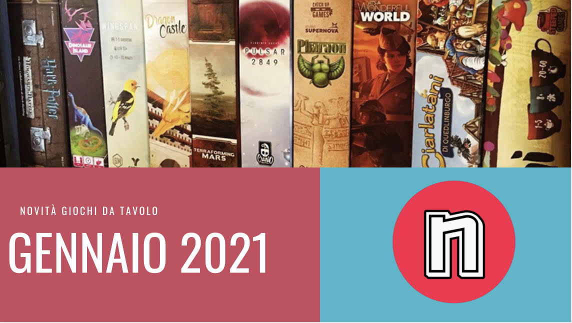 Novità giochi da tavolo di Gennaio