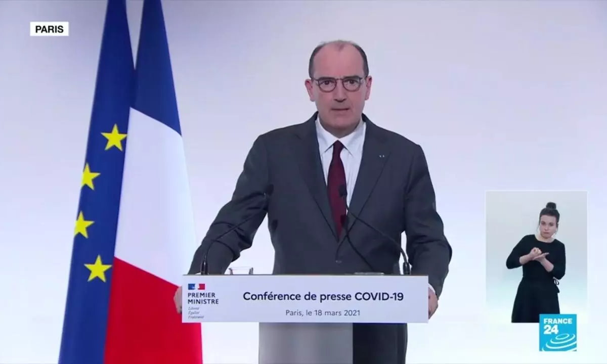 In Francia Castex annuncia un terzo lockdown in 16 dipartimenti, interessata anche Parigi