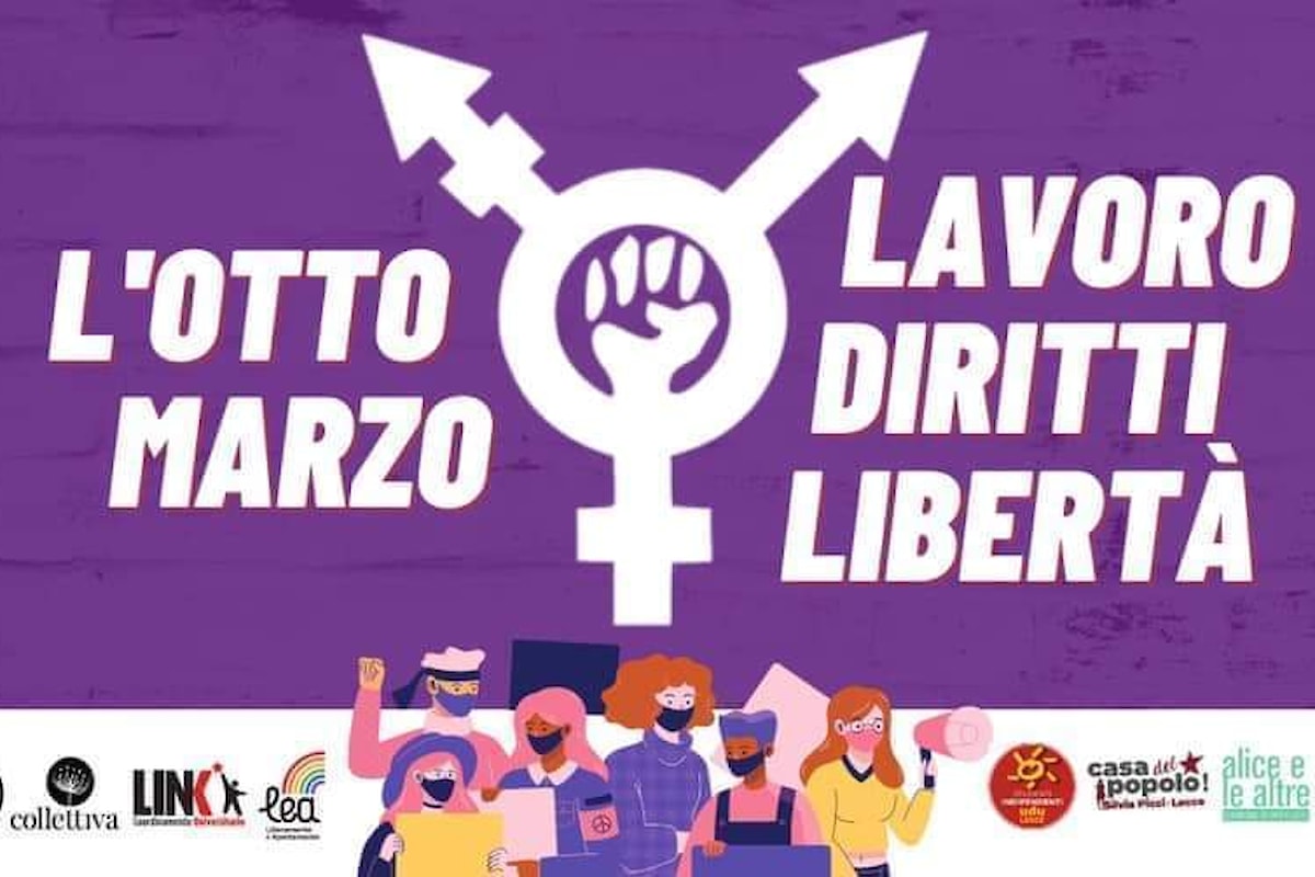 Sit-in in piazza sant’Oronzo per la giornata internazionale della donna. L’8 marzo per rivendicare lavoro, diritti, libertà