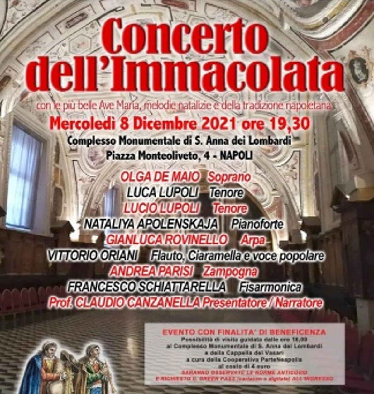 Tradizionale Concerto dell'Immacolata 2021 a Napoli
