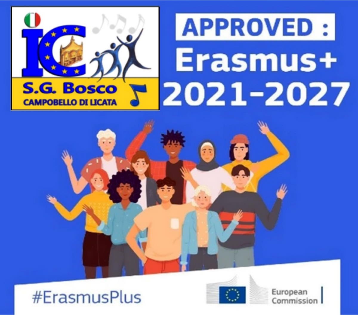 Accreditato al programma Erasmus+ 2021-2027 l’IC SG BOSCO di Campobello di Licata