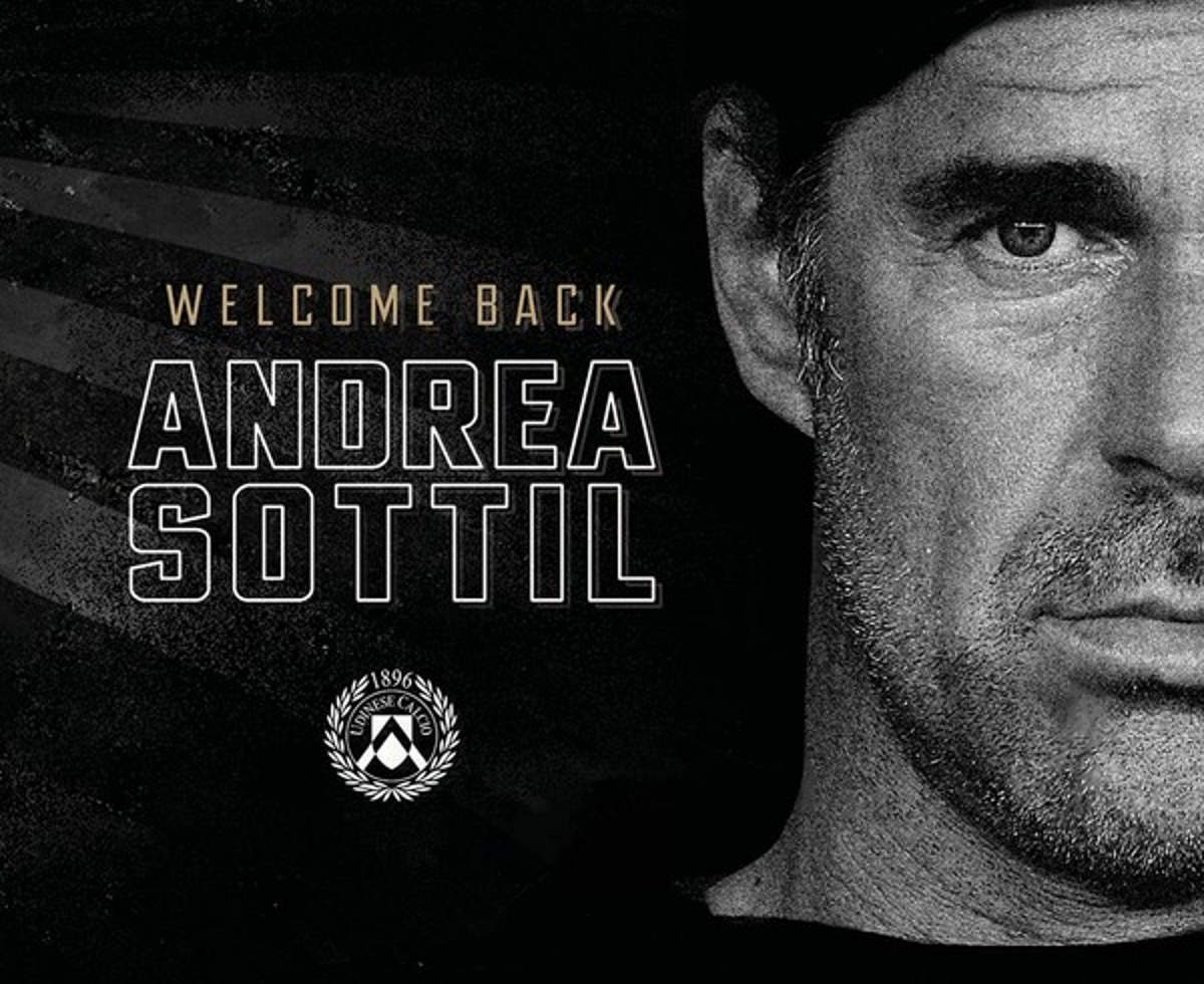 Andrea Sottil, ex Ascoli, è il nuovo allenatore dell'Udinese