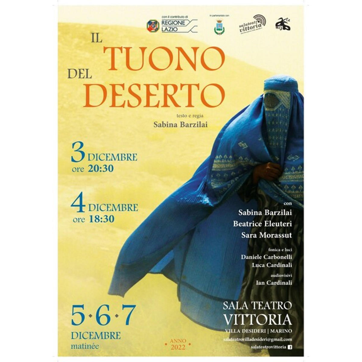 TEATRO/ Il tuono del Deserto di Sabina Balzilai