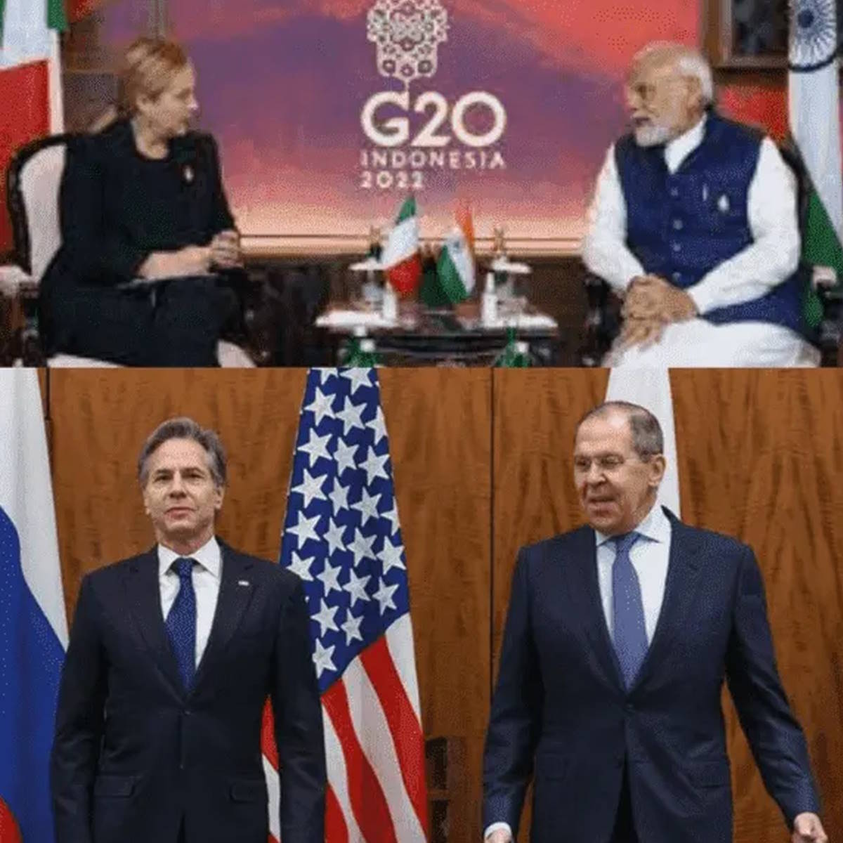 G20: Meloni ricorda Gandhi, incontro tra Blinken e Lavrov