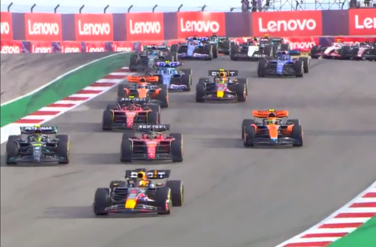 F1, Verstappen, Hamilton, Leclerc è l'ordine d'arrivo della gara Sprint nel GP degli Stati Uniti 2023