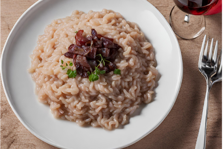 La ricetta del risotto al Barolo elaborata dall'Intelligenza Artificiale