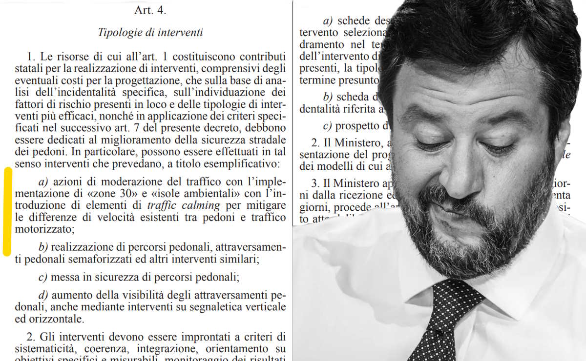 Un anno fa Salvini finanziava le zone 30. Adesso se la prende con il sindaco Lepore per averle applicate a Bologna
