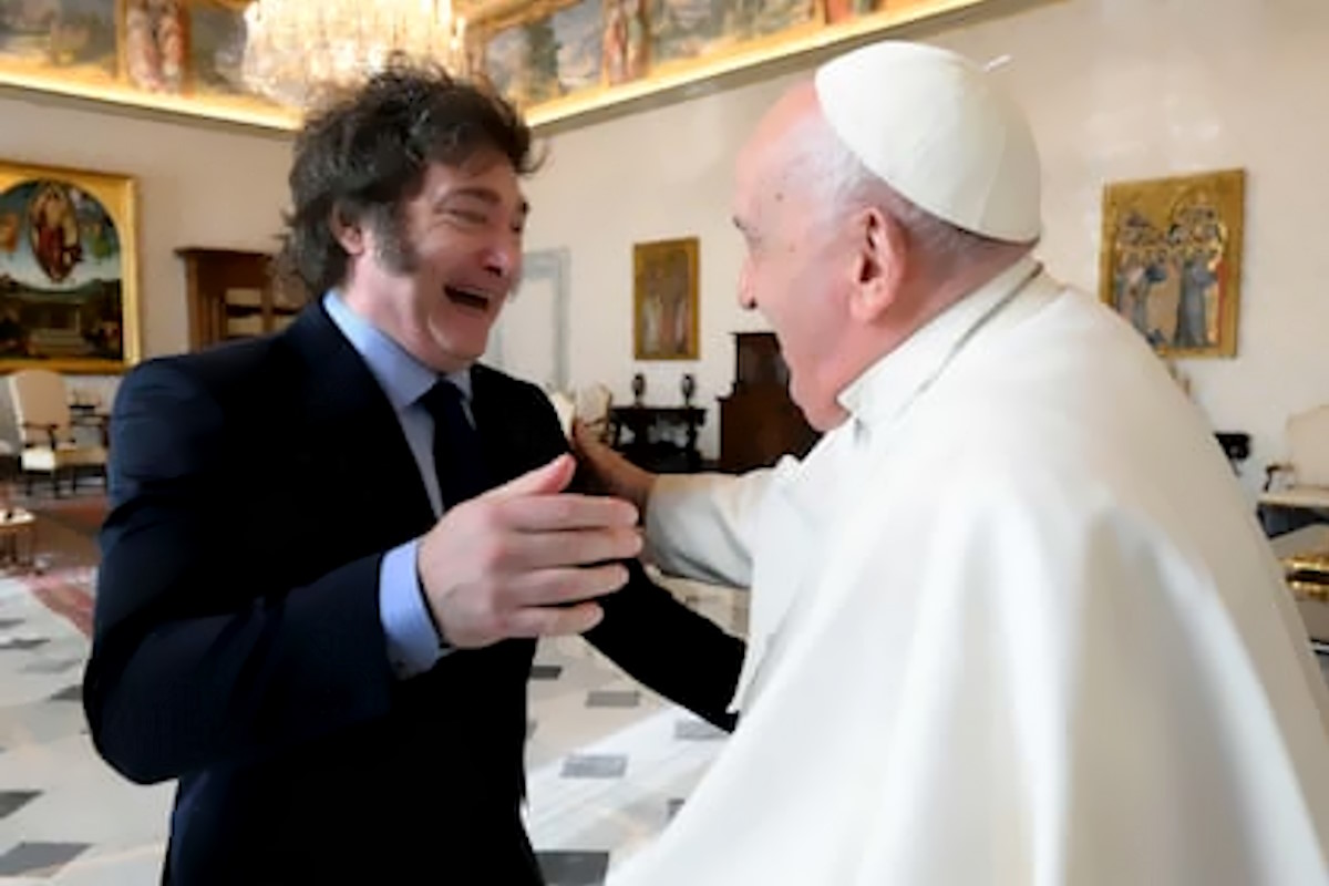 Papa Francesco ha ricevuto Milei in Vaticano
