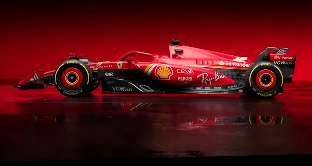 Ecco la Ferrari SF-24, la monoposto per la stagione 2024 di Formula 1