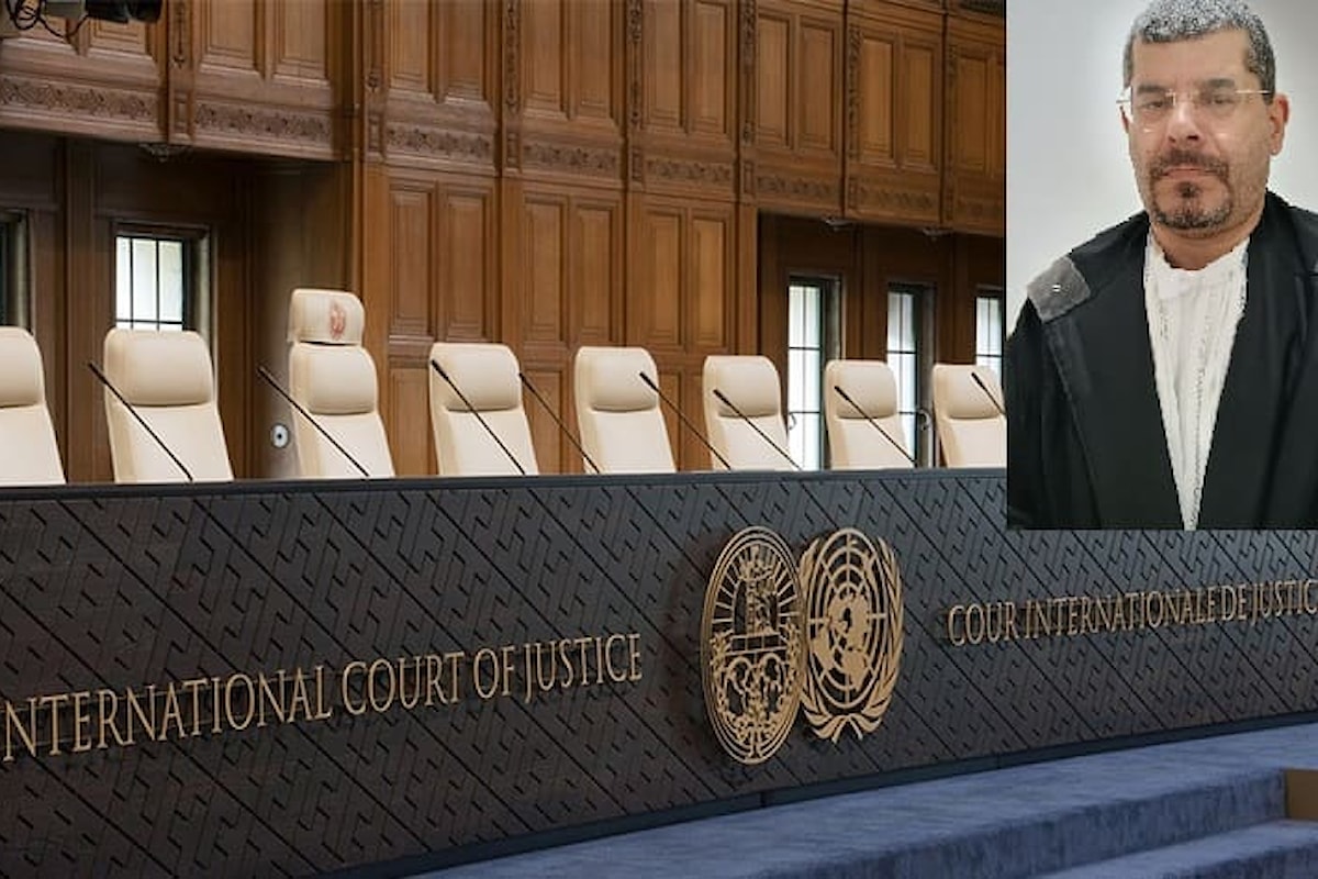 Il giurista Vincenzo Musacchio consulente del Governo di Pretoria nell'intervento di fronte alla Corte Internazionale di Giustizia nel caso Israele-Sudafrica.