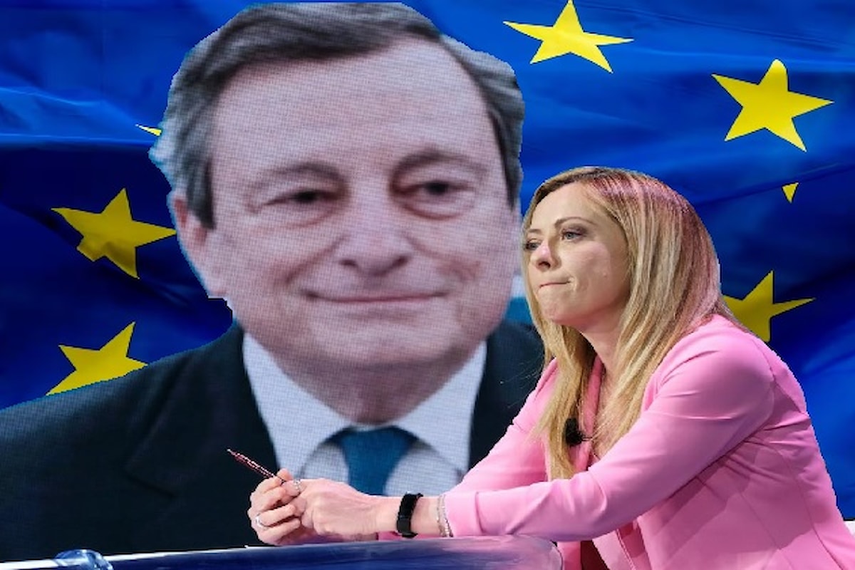 L’asso nella manica di Giorgia Meloni alle prossime Europee: Mario Draghi al posto della von der Leyen