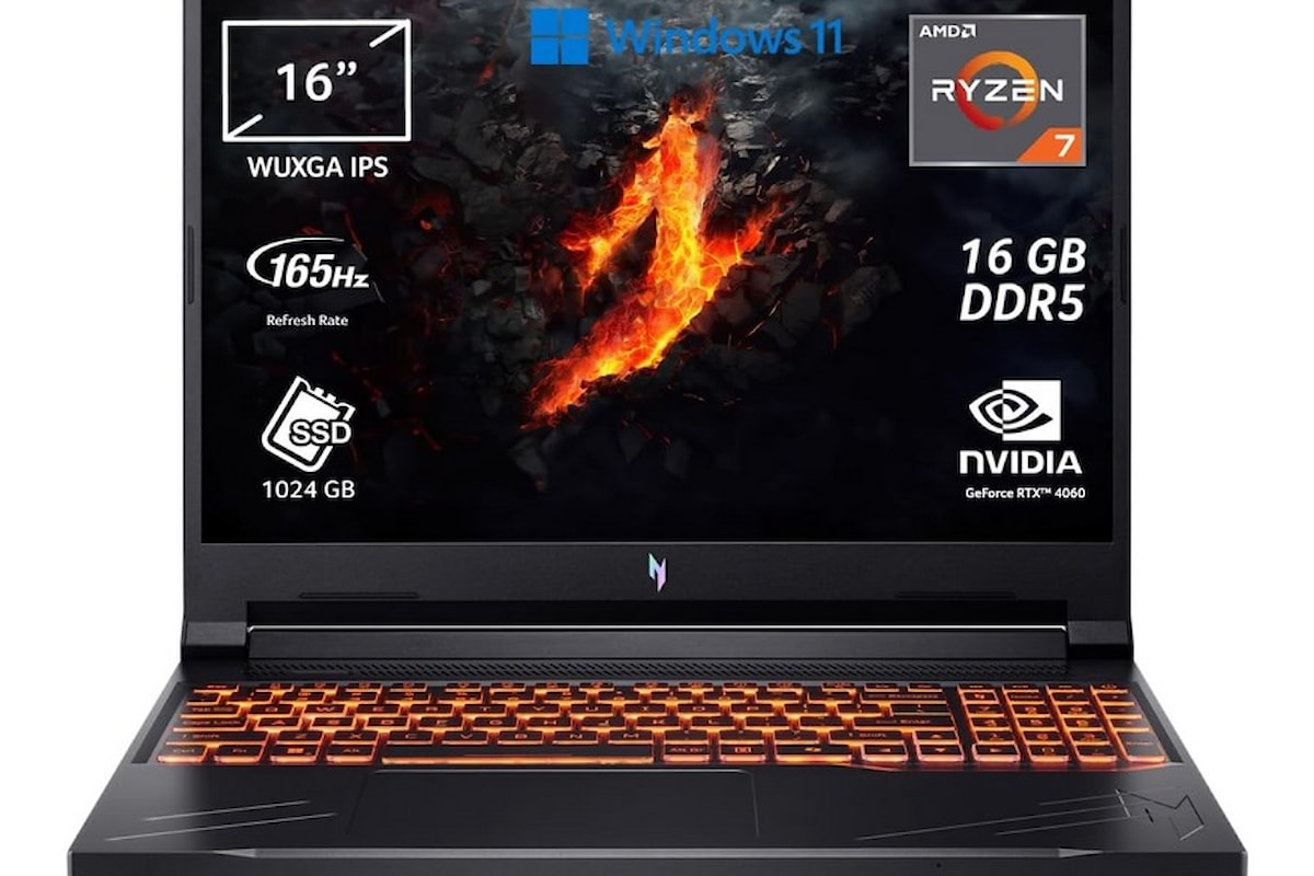 Acer Nitro V 16 Recensione: Potente Notebook Gaming con RTX 4060 e Ryzen 7 8845HS