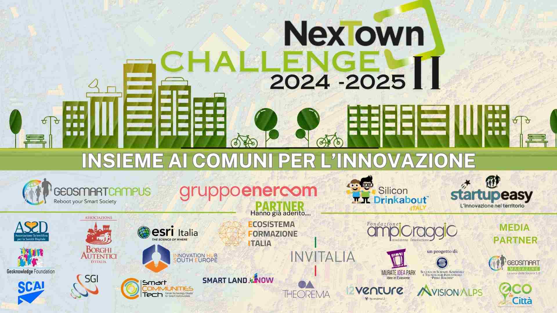 Sei un comune, non perdere l'opportunità di partecipare al survey della NexTown Challenge.