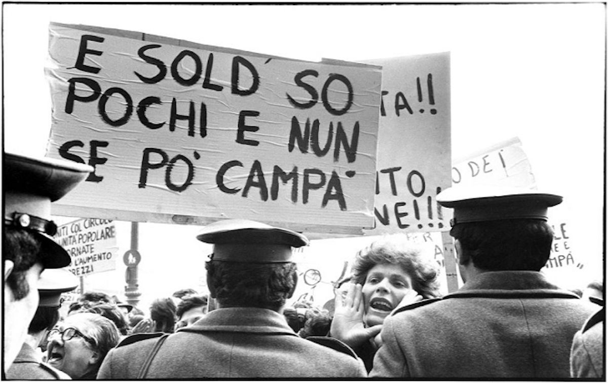 Mai una manifestazione per gli stipendi, le pensioni e il fisco!