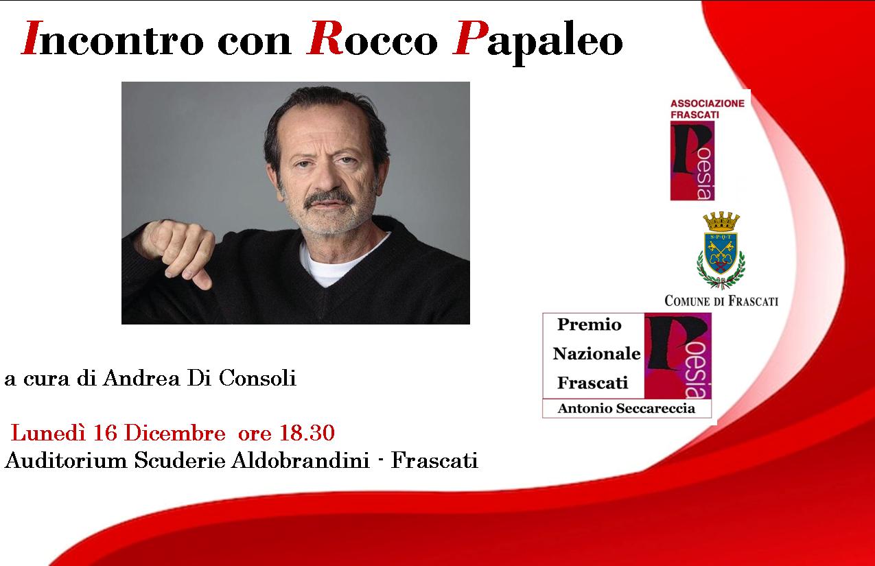 Incontro con Rocco Papaleo