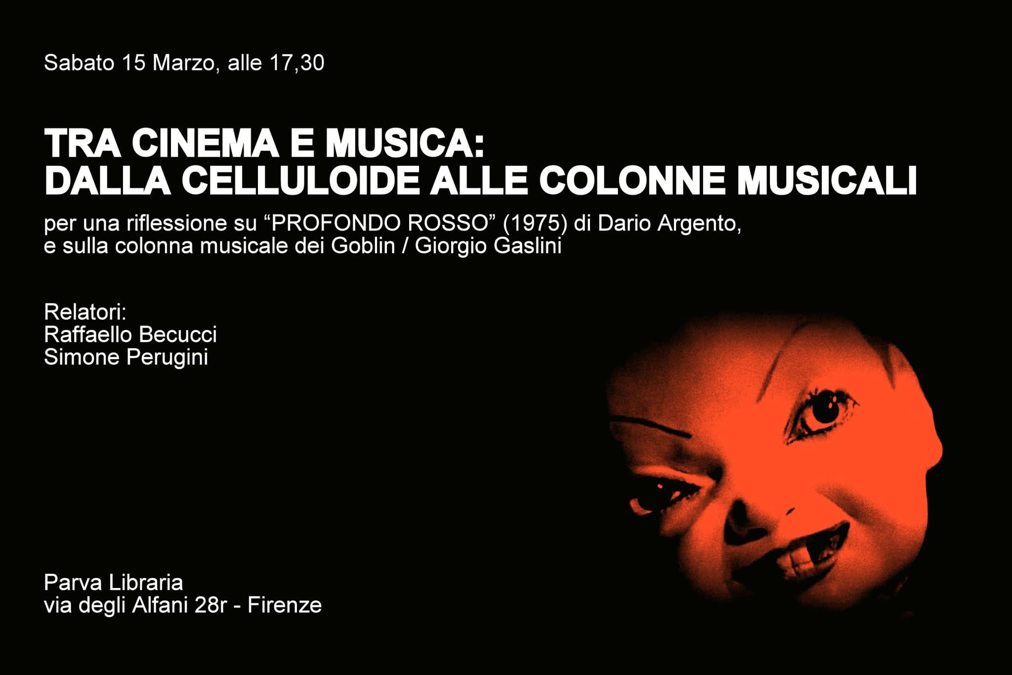 “Profondo rosso” a Parva Libraria