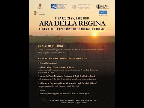 Pianoro Ara della Regina - Capodanno Etrusco, Prima Edizione dell’Alba degli Etruschi