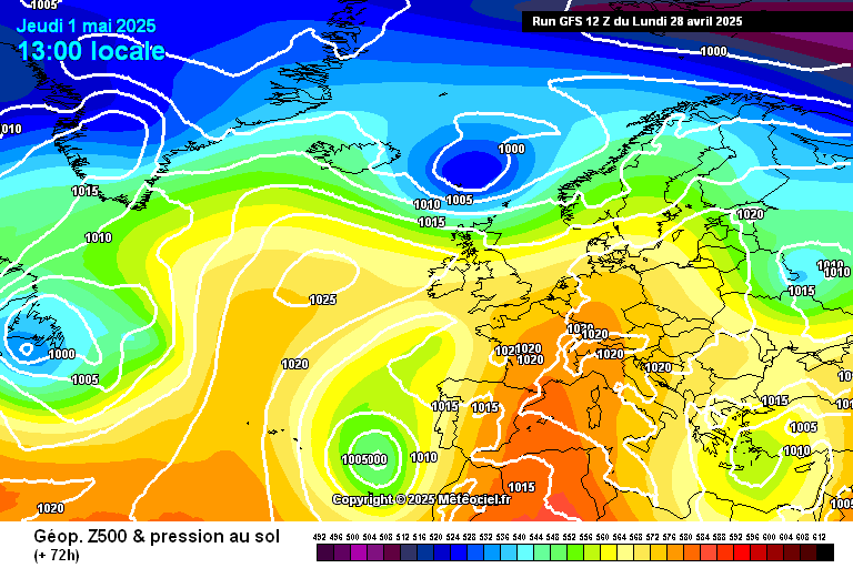 1° Maggio 2025: anticiclone subtropicale e temperature quasi estive sull’Italia