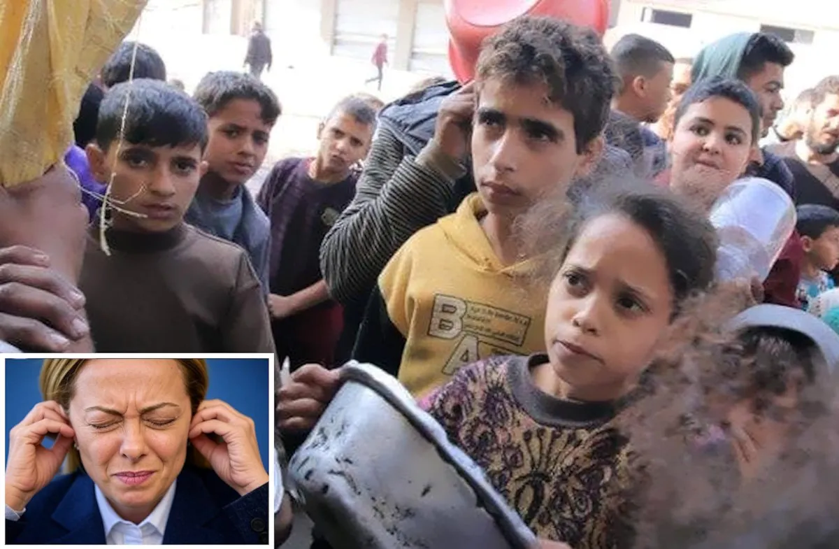 Giorgia Meloni: la madre cristiana a cui non frega niente se Israele sta facendo morire 600mila bambini di Gaza