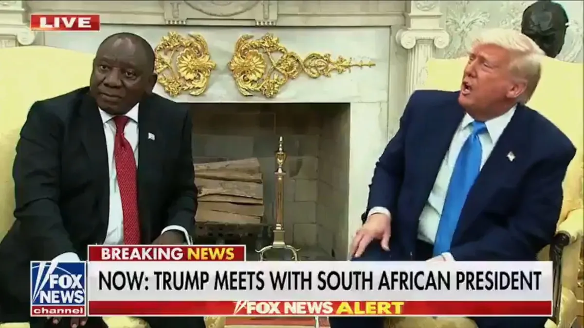 Scontro alla Casa Bianca: Trump accusa il Sudafrica di persecuzioni razziali, Ramaphosa replica con diplomazia