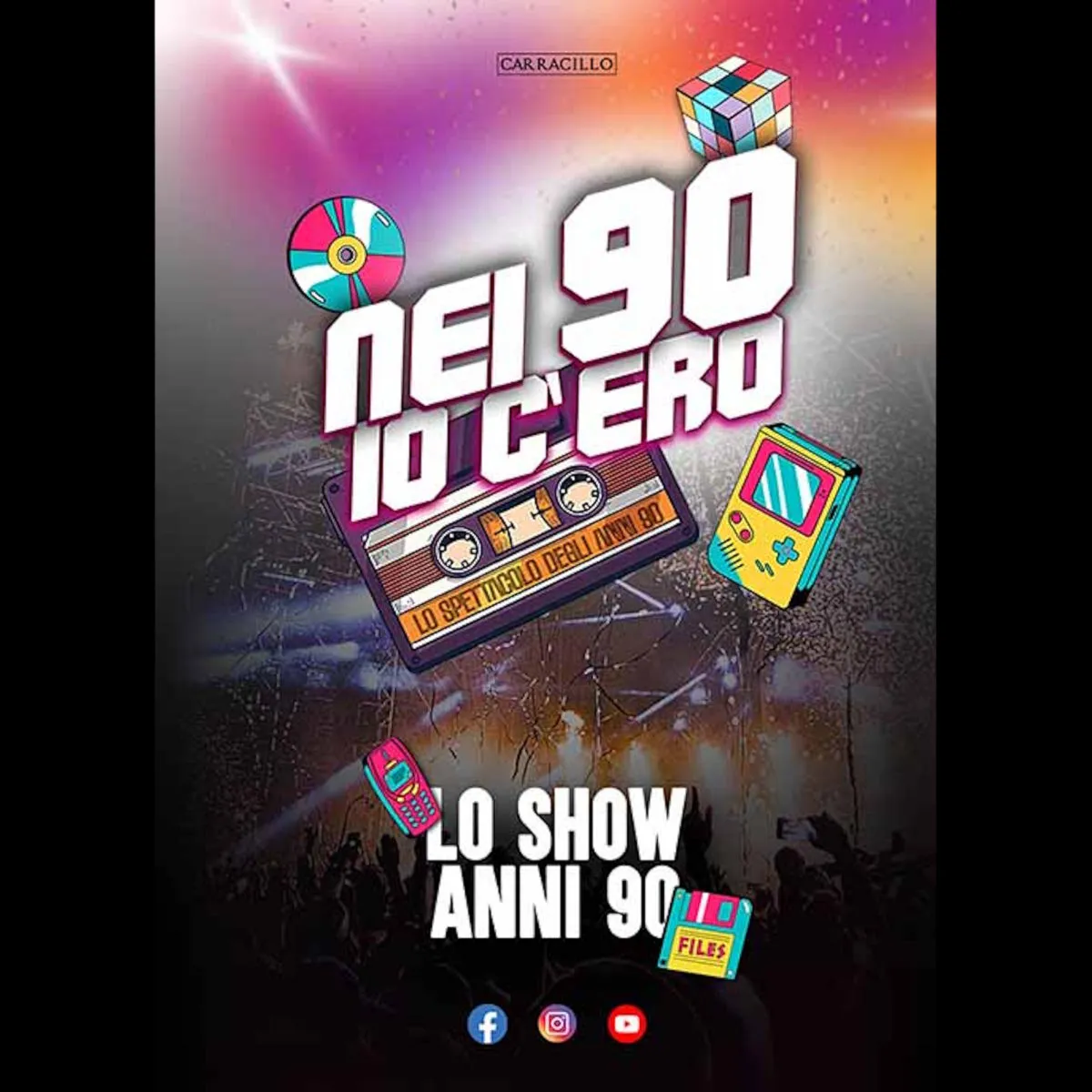 NEI 90 IO C’ERO – Parte il tour che riaccende la magia degli anni '90 nelle piazze d'Italia