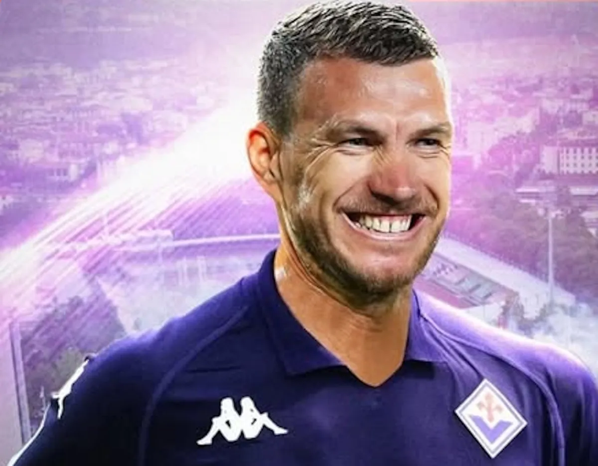 Edin Dzeko è della Fiorentina