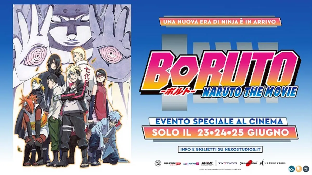 L'Arrivo di Boruto: Naruto The Movie, a dieci anni dal suo debutto, nei Cinema Italiani