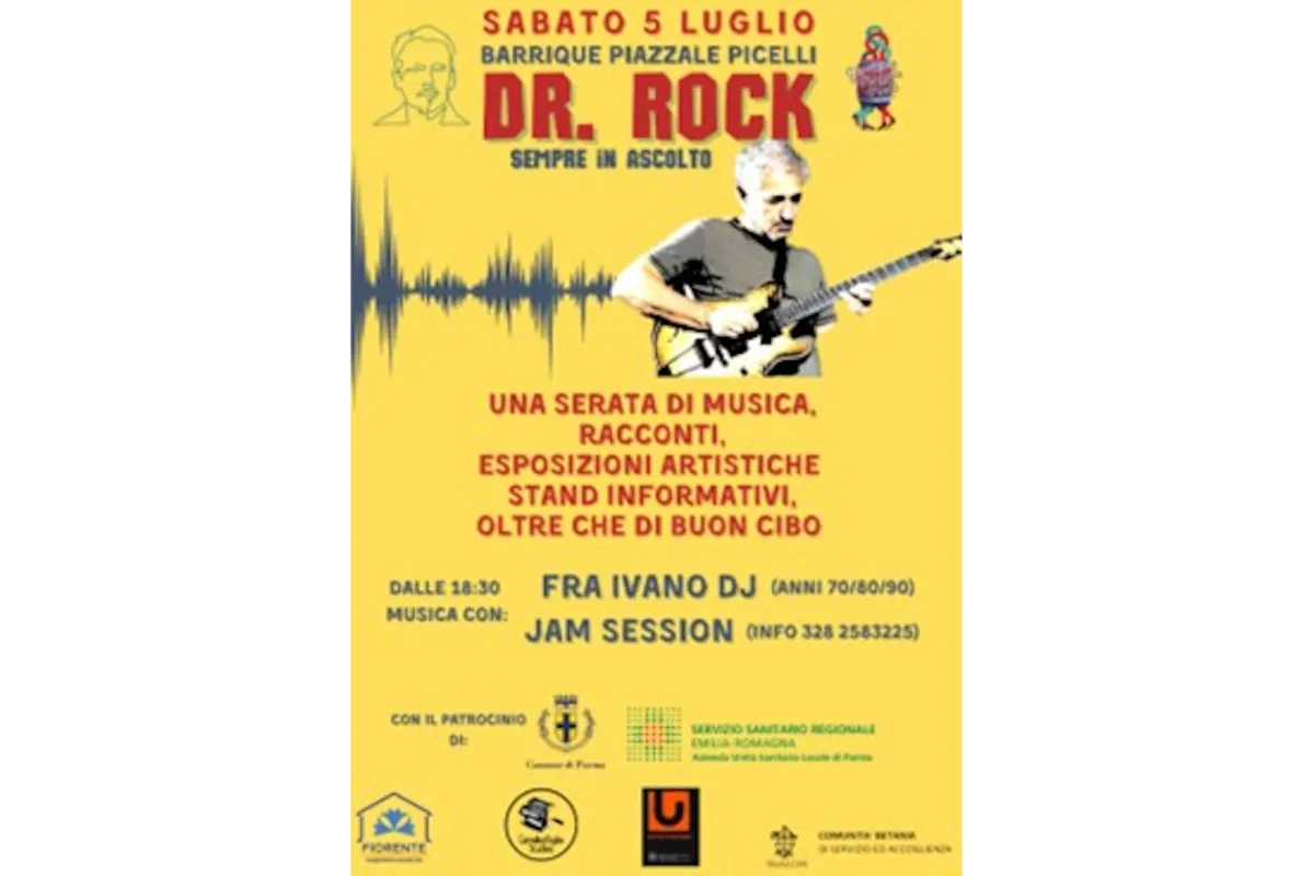 Dr. Rock – Sempre in Ascolto Una serata per ricordare, condividere e continuare un cammino