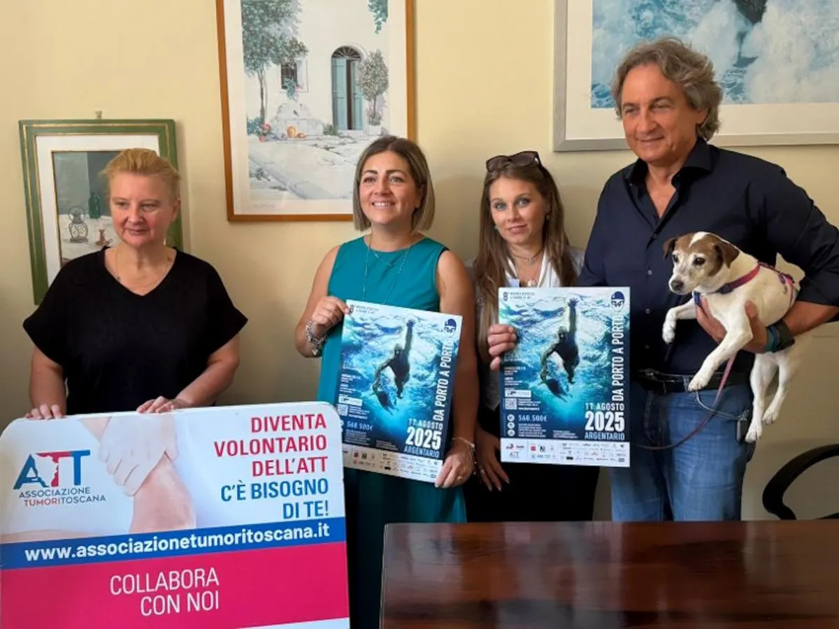 L’11 agosto si svolgerà Da Porto a Porto, VIII edizione della nuotata a favore dell’Associazione Tumori Toscana