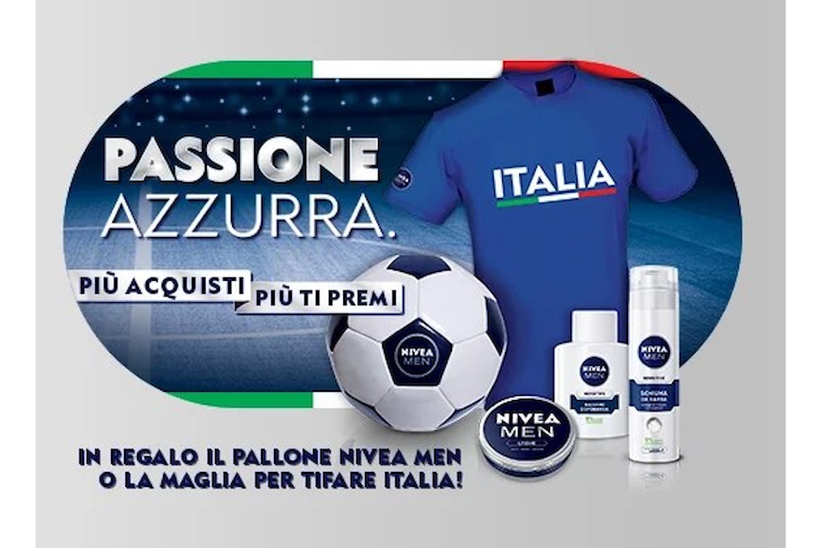 Nivea promuove il concorso Passione Azzurra: palloni e magliette in omaggio