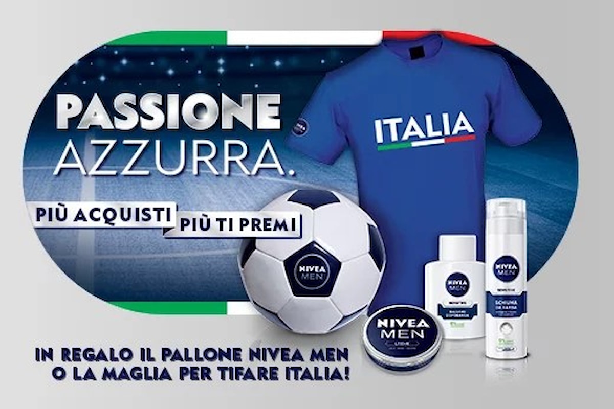 Nivea promuove il concorso Passione Azzurra: palloni e magliette in omaggio
