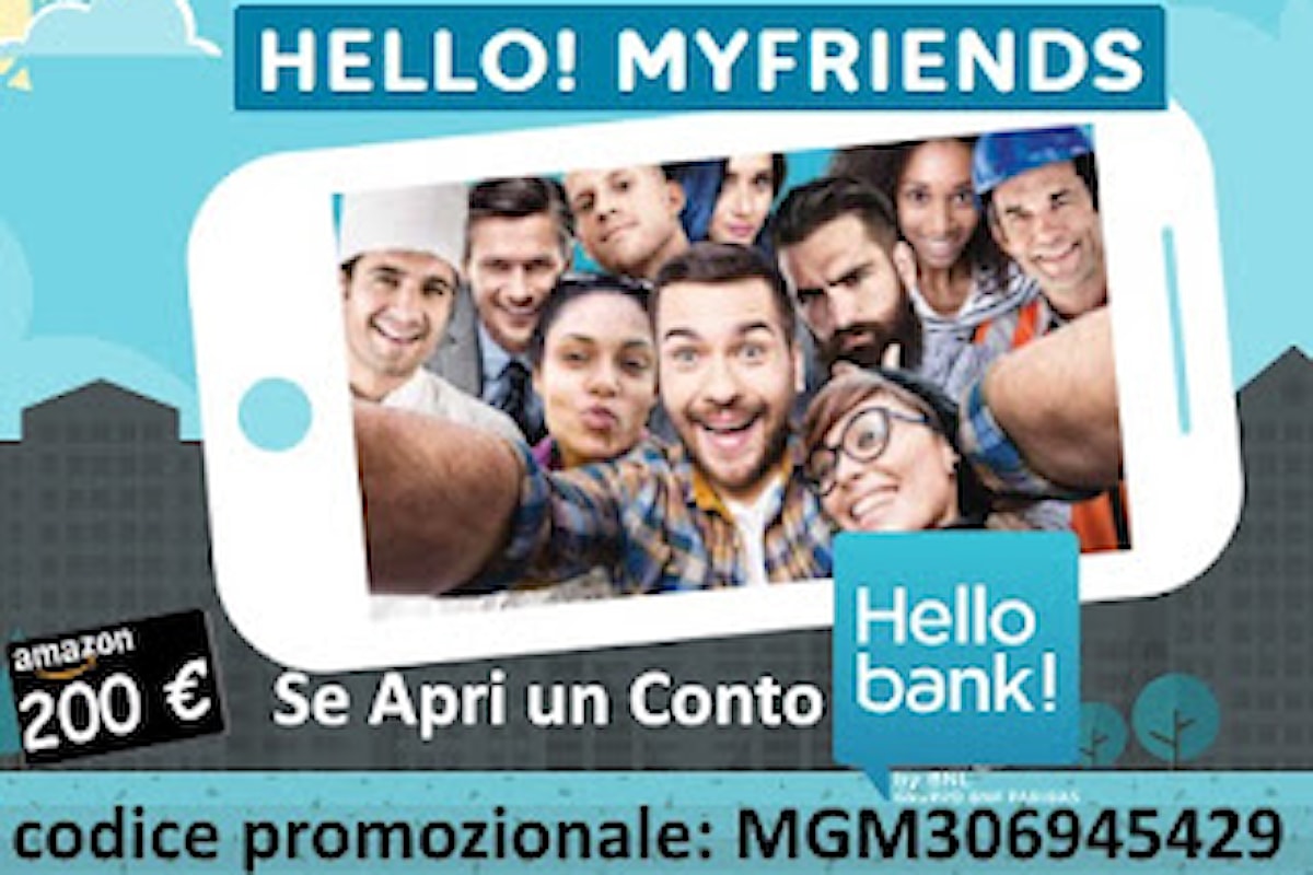 Hello Bank! + Presenta un Amico = Hello! MyFriends