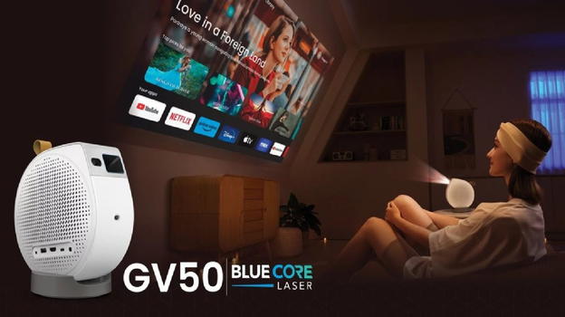 BenQ GV50: il proiettore portatile laser con supporto 4K che trasforma ogni spazio in un cinema