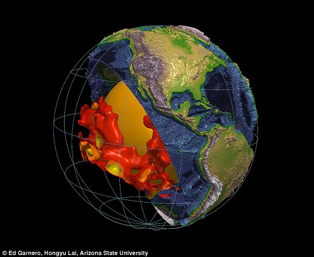 Strutture gigantesche nel profondo della Terra