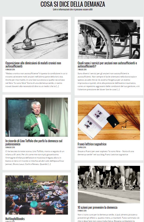Nasce storiademenzasenile blog dedicato alla demenza