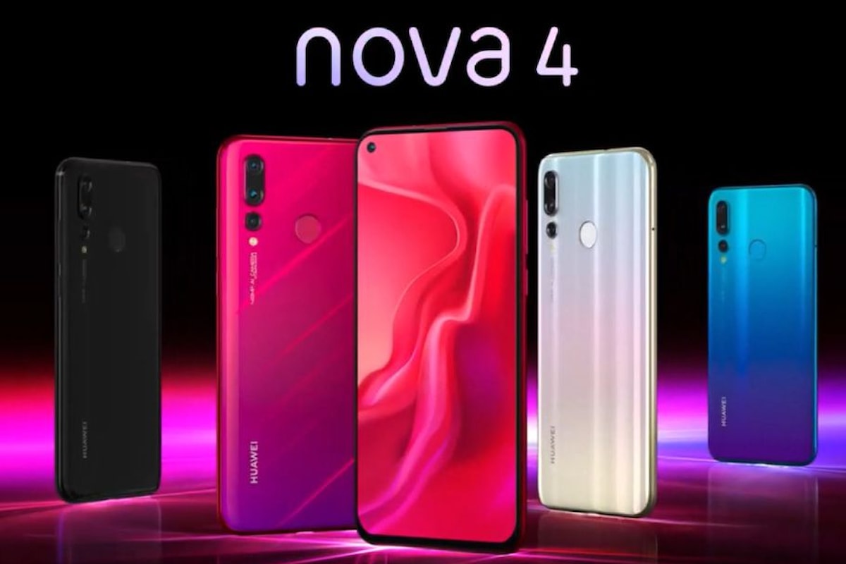 Huawei Nova 4 è stato presentato ufficialmente: il fratello di Honor View 20 con foro nel display e tripla fotocamera