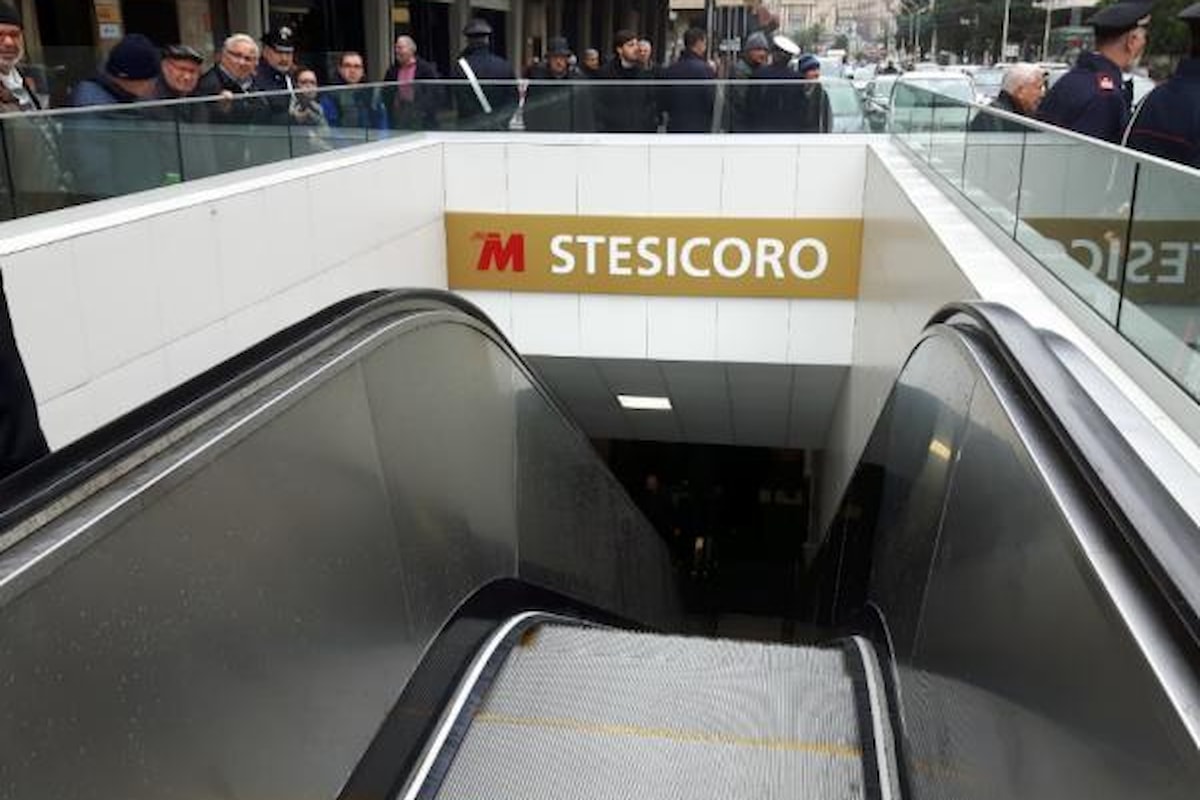 Catania, inaugurata la tratta Stesicoro-Galatea della Metropolitana
