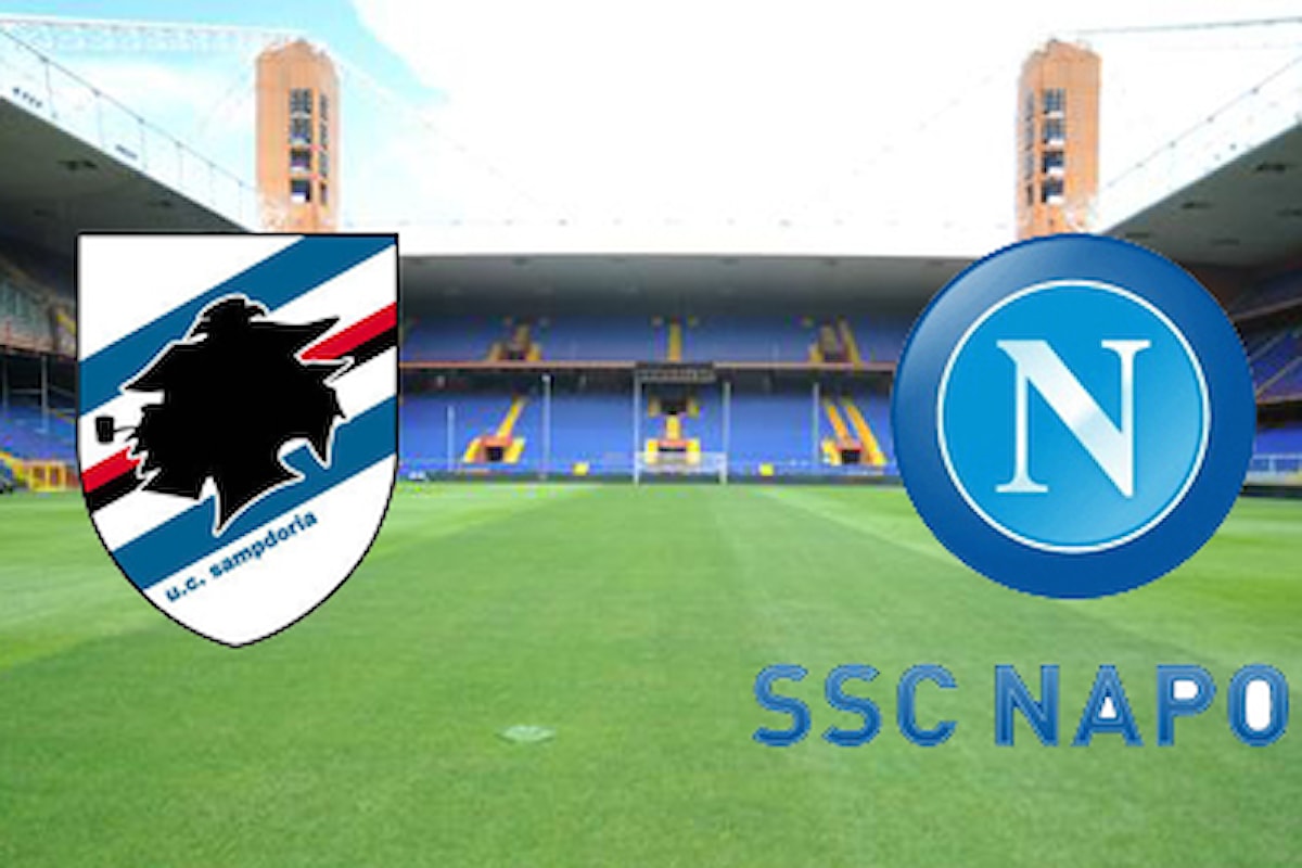 Live Sampdoria Napoli per un posto diretto in Champions!