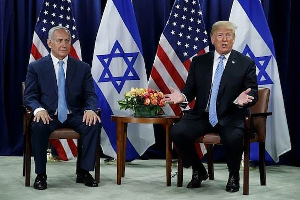 Medio oriente, Trump a New York adesso dice di essere favorevole ad una soluzione a due Stati