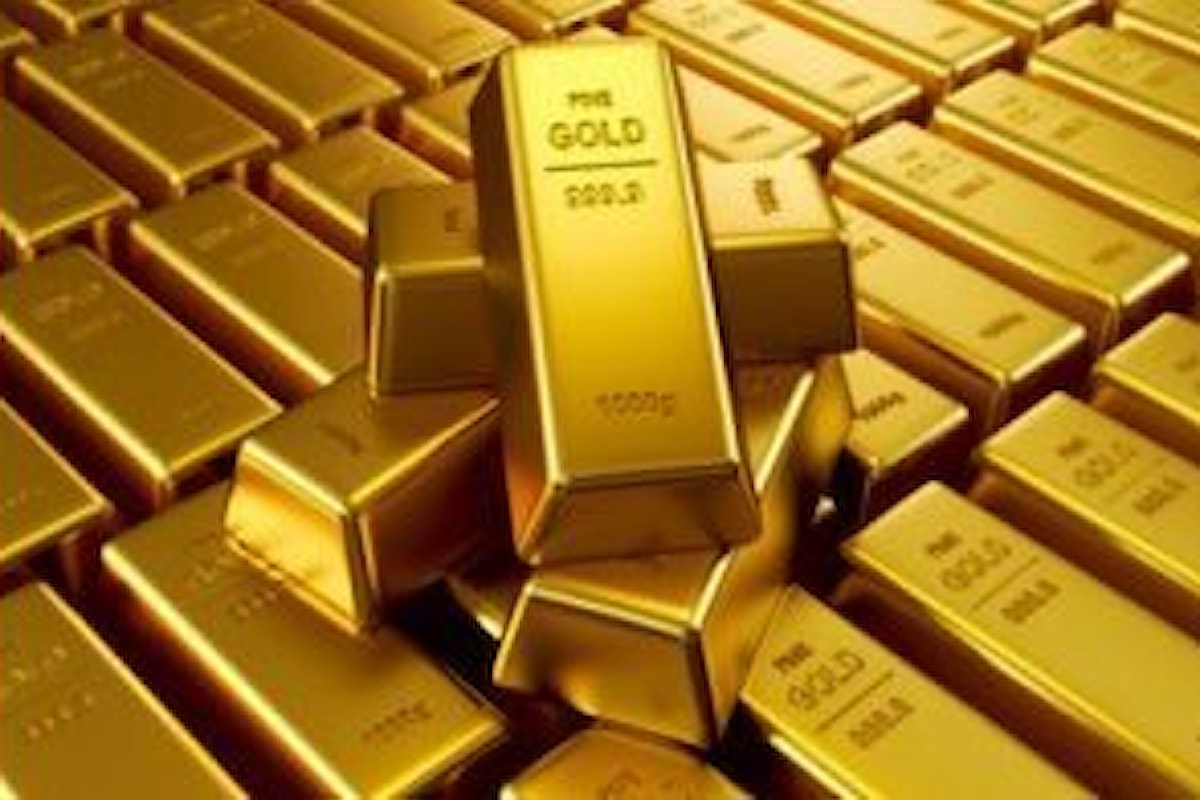 Mercati, l'oro vola verso i 1350 dollari l'oncia