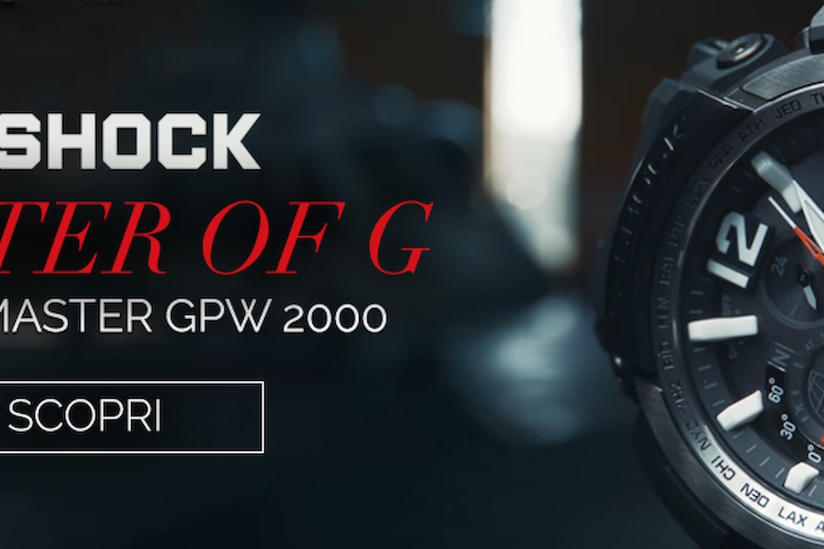 Scopri il primo orologio G-SHOCK Bluetooth e GPS: GPW-2000