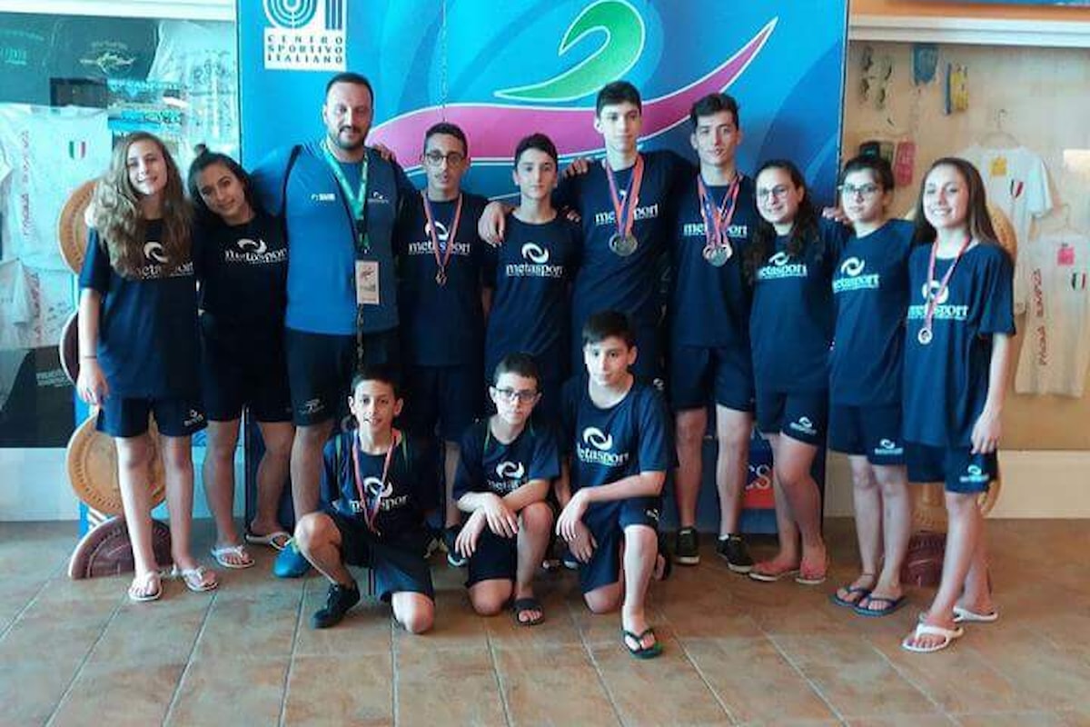 Nuoto: finali Nazionali Lignano Sabbiadoro, ottimi risultati per la Metasport di San Rufo (Sa)