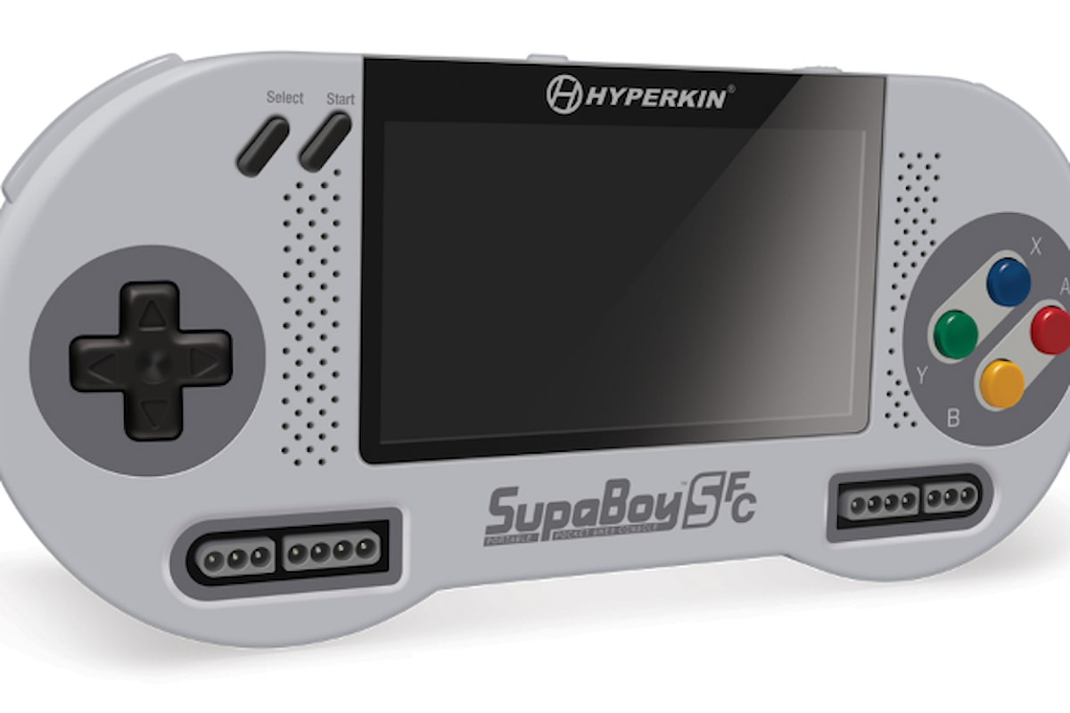 In arrivo la console portatile SupaBoy SFC con cui si potrà giocare ai giochi SNES