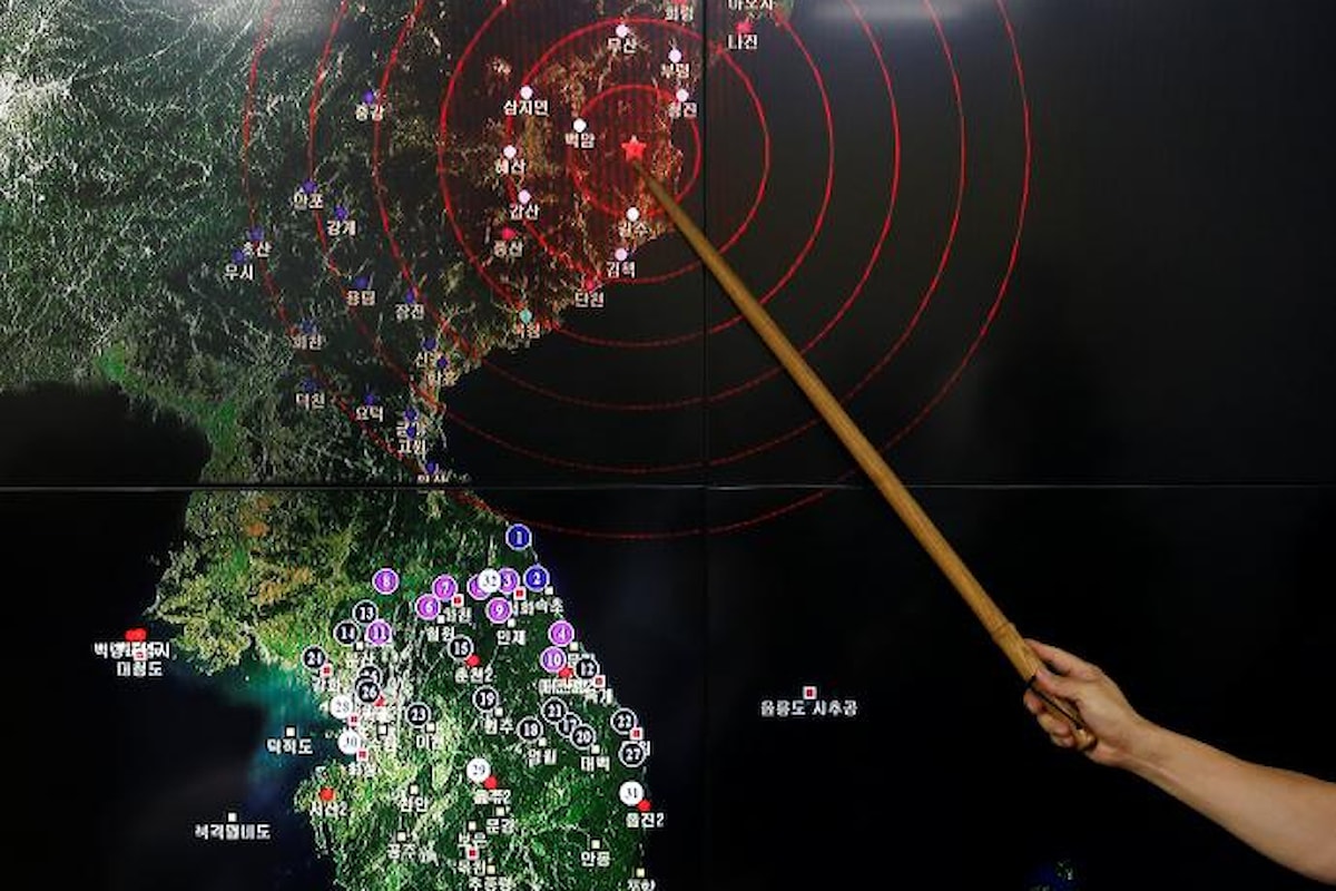 Nuovo test nucleare della Corea del Nord, il più potente fino ad oggi