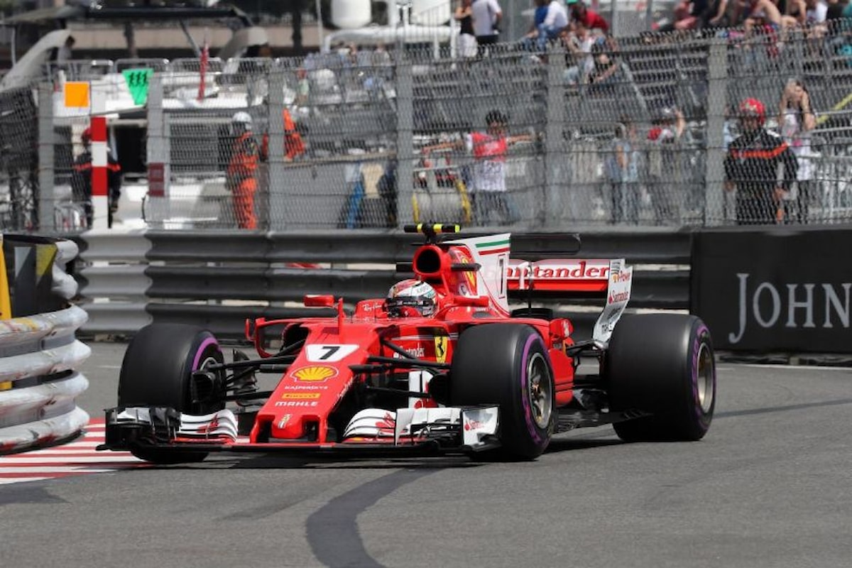 F1 GP Monaco: il video onboard del giro che ha permesso a Raikkonen di andare in pole
