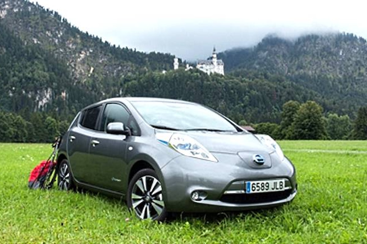 Nissan Leaf in viaggio per l'Europa: le auto elettriche non sono solo mezzi da città