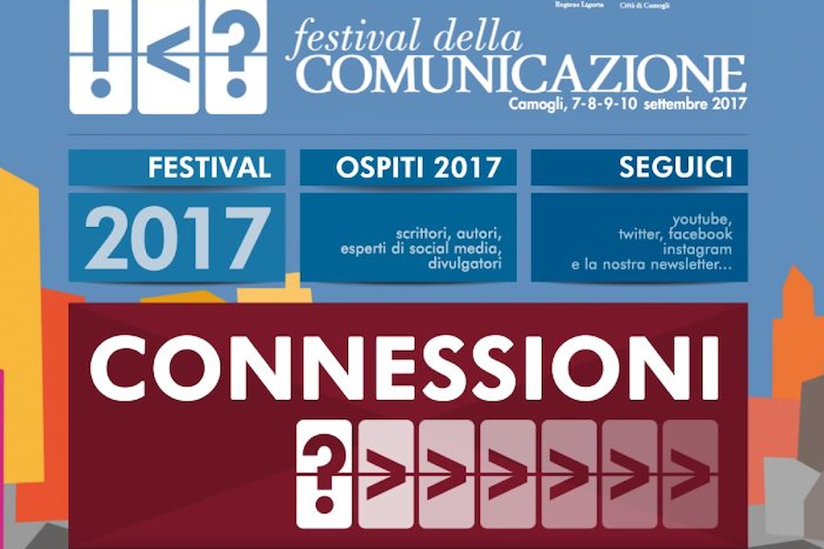 Dal 7 al 10 settembre la quarta edizione del Festival della Comunicazione di Camogli