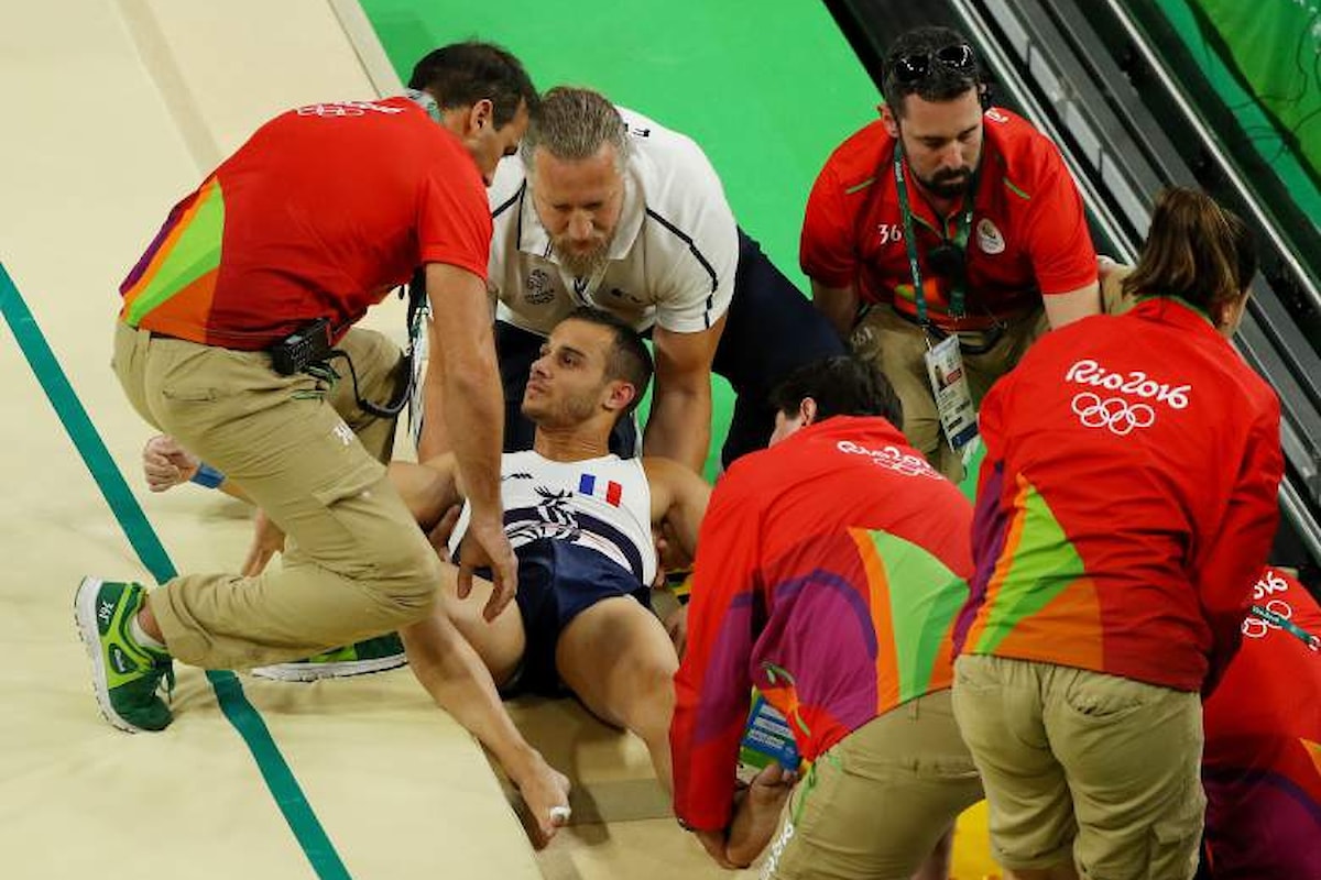 Frattura scomposta della tibia per Samir Ait Said, il ginnasta francese infortunatosi a Rio 2016